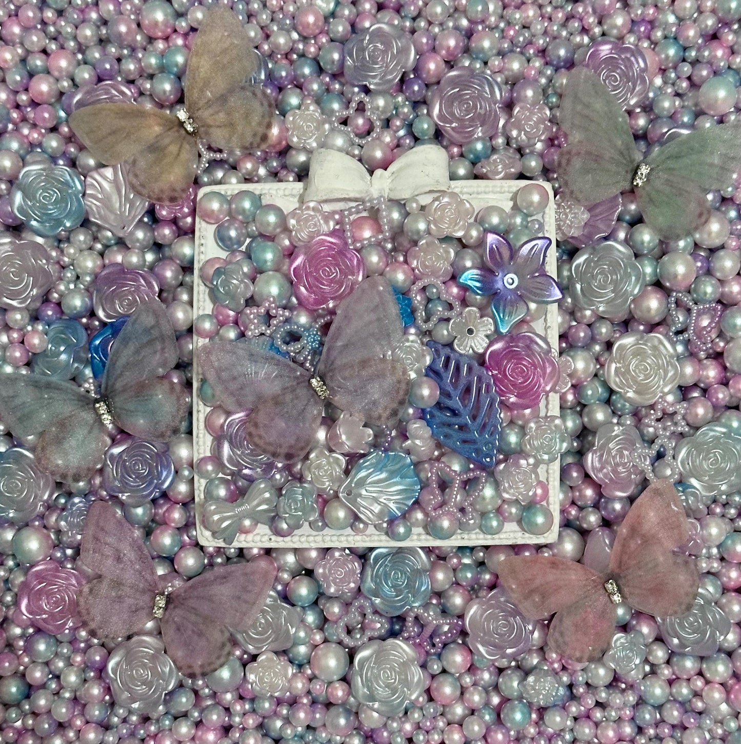 Glimmer Garden Bundle, Butterflies, Pearls, and Beads