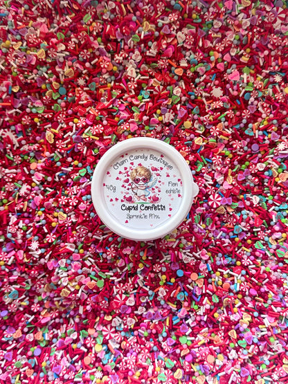 Cupid Confetti, Valentines Day Fake Sprinkles, 40 Grams