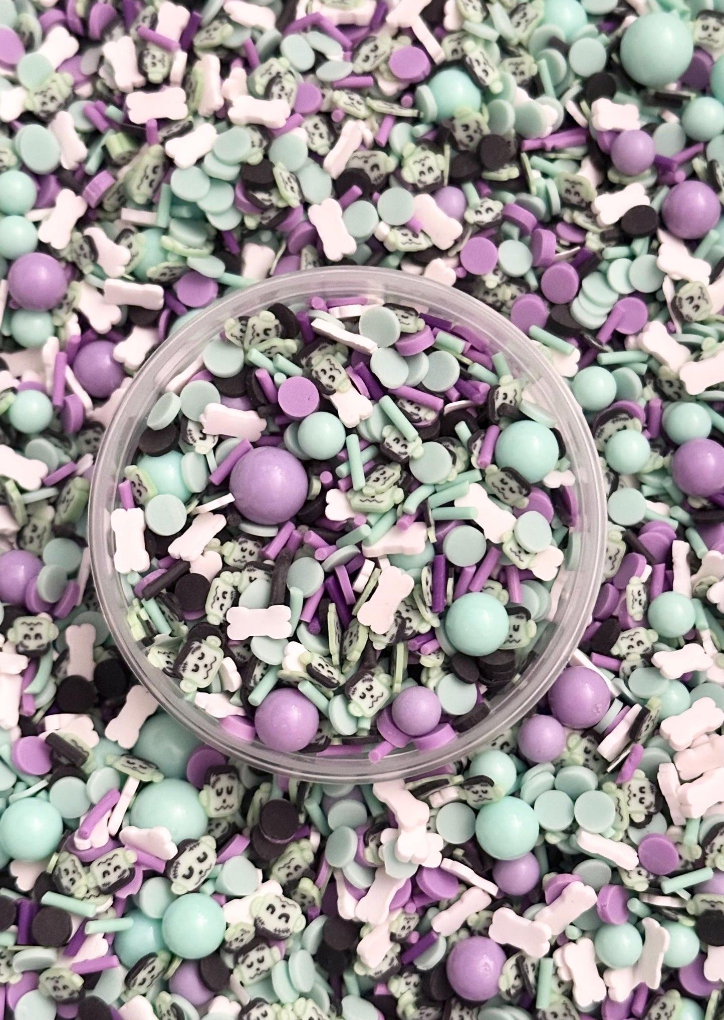 Franken Sprinkles, Fake HalloweenSprinkles, 40 Grams