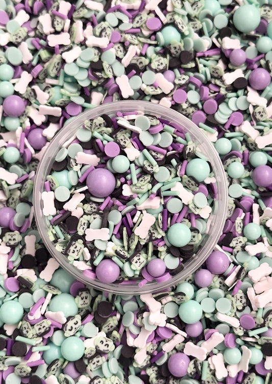 Franken Sprinkles, Fake HalloweenSprinkles, 40 Grams